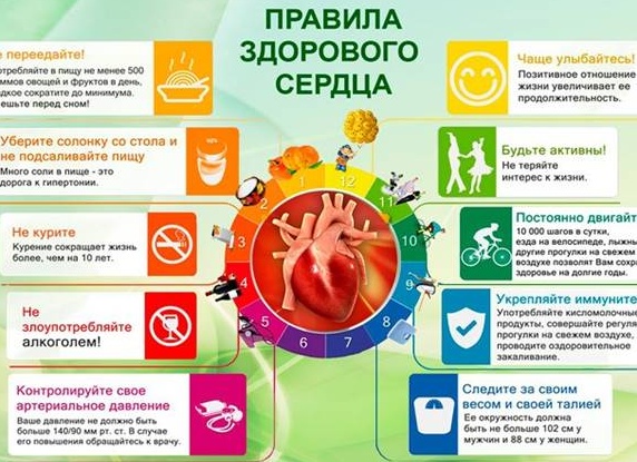 Правила здорового сердца 🧡
